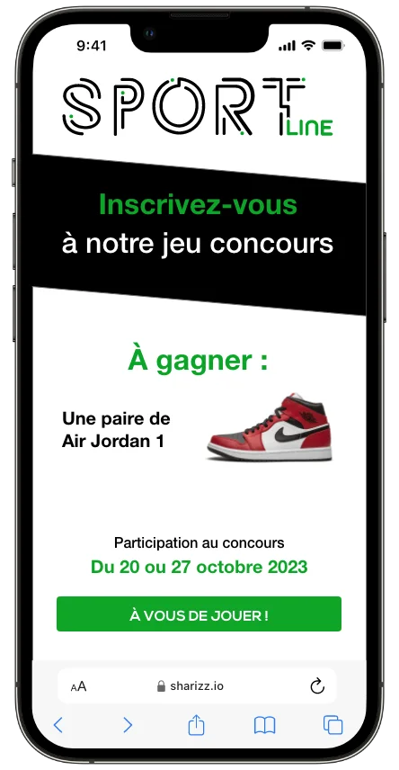 Jeu concours Sharizz